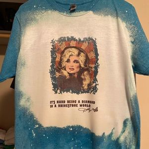 Custom Bleach Dyed T Shirt